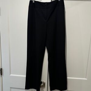 Jones New York Straight-Leg Black Dress Pants